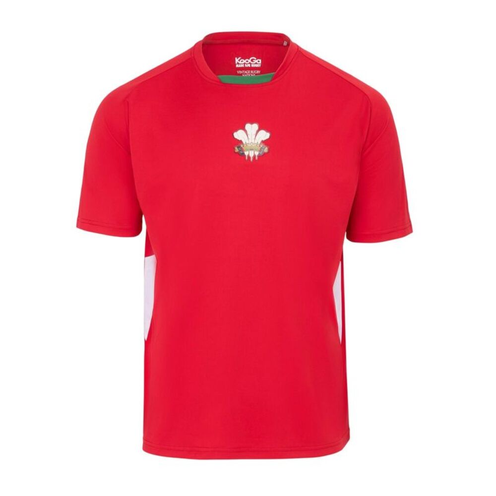KooGa Mens Wales RU Jersey Regular T-Shirt / Red